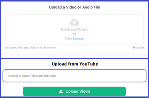 Upload your audio file